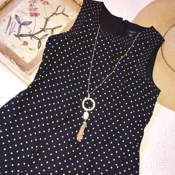Ann Taylor Dresses & Skirts - Ann Taylor polka dot sleeveless dress